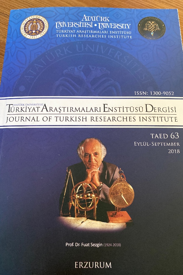 Türkiyat Araştırmaları Enstitüsü Dergisi