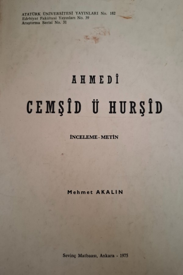 Ahmedi cemidü hurşid