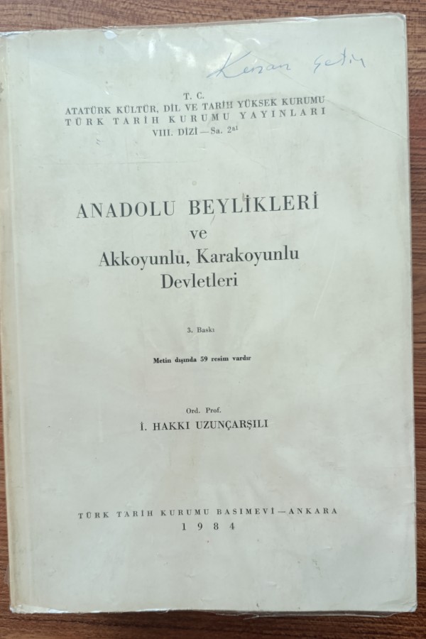 Anadolu Beylikleri Ve Akkoyunlu, Karakoyunlu Devletleri
