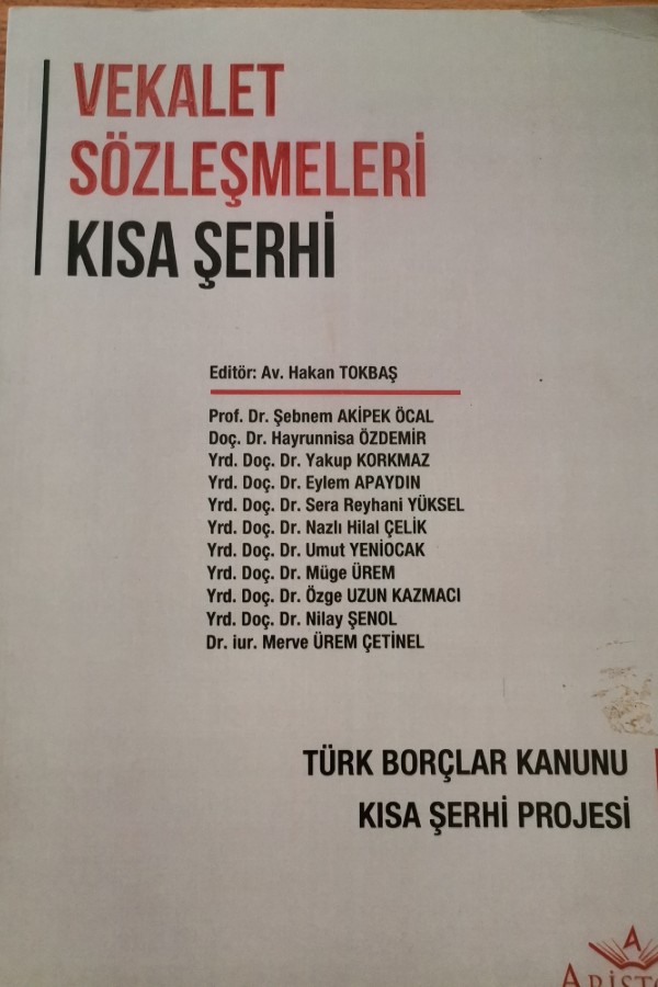 Vekalet sözleşmeleri kısa şehri