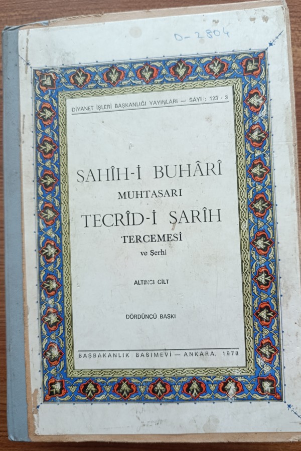 Sahîh-î Buhârî Muhtasarı Tecrîd-î Sarîh Tercemesi