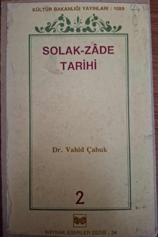 Solak zade tarihi