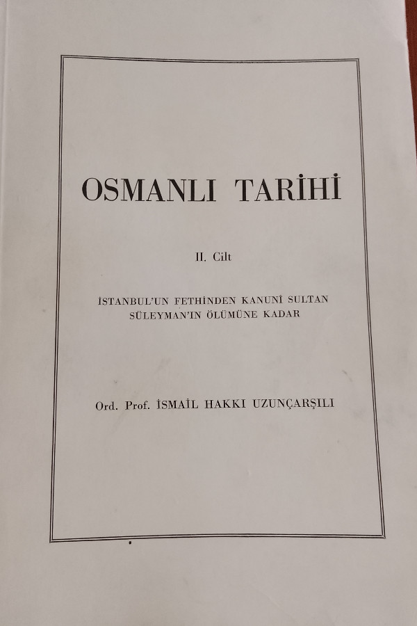 Osmanlı Tarihi ll.Cilt