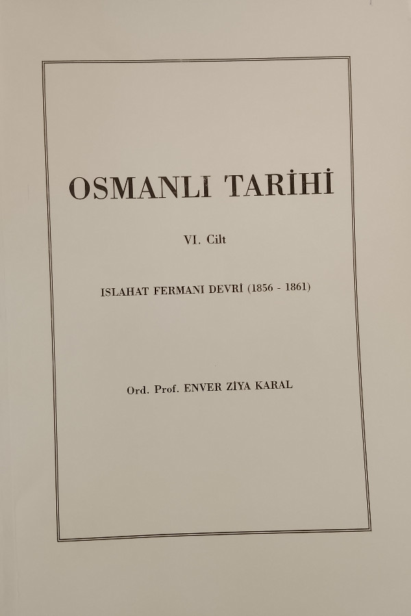 Osmanlı Tarihi Vl.Cilt