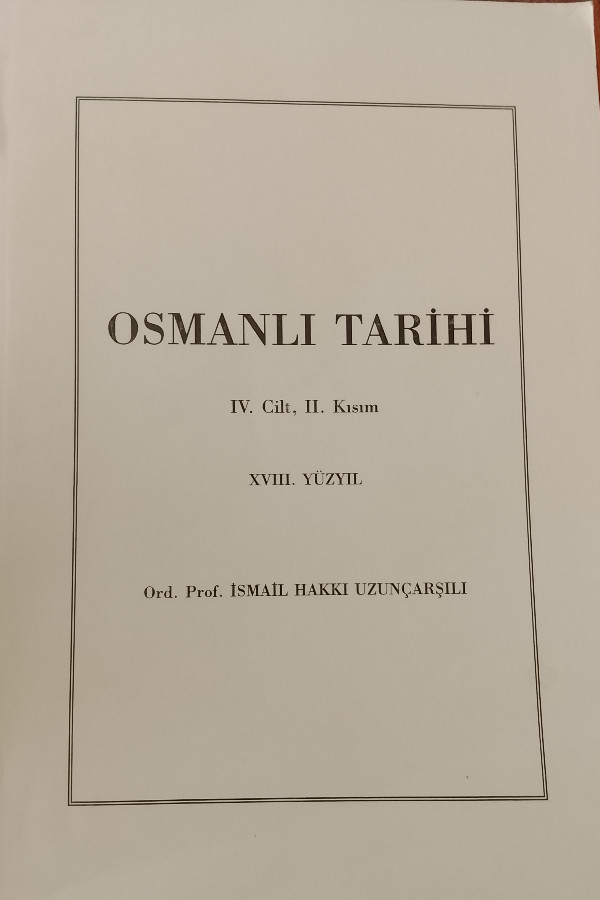 Osmanlı Tarihi lV.Cilt, ll.Basım