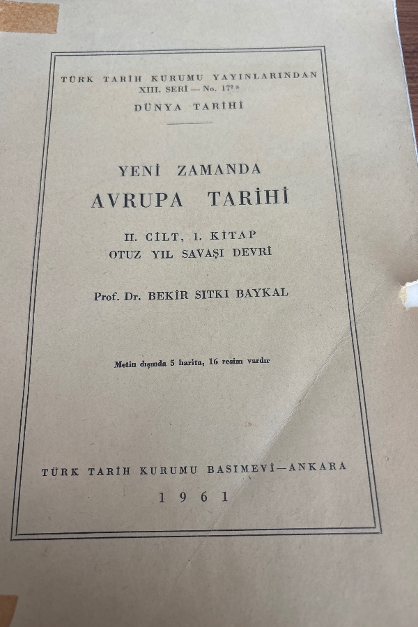 YENİ ZAMANDA AVRUPA TARİHİ