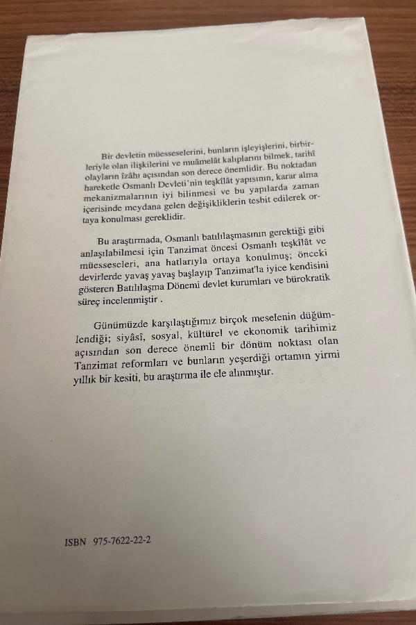 OSMANLI MERKEZ TEŞKİLATINDA REFORM