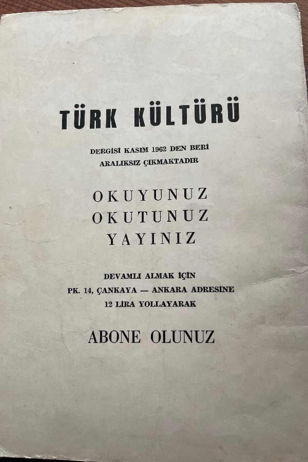 25 Türk Kültürü