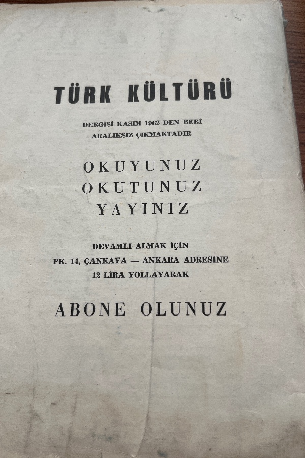 22 Türk kültürü