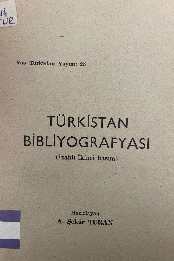 Türkistan bibliyografyası