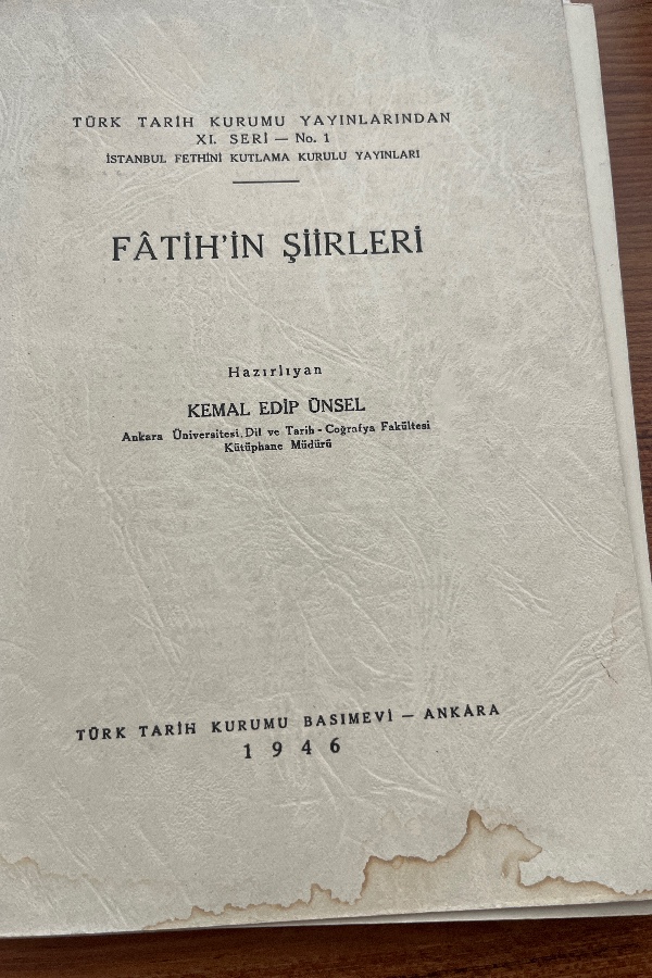 Fatih’in Şiirleri