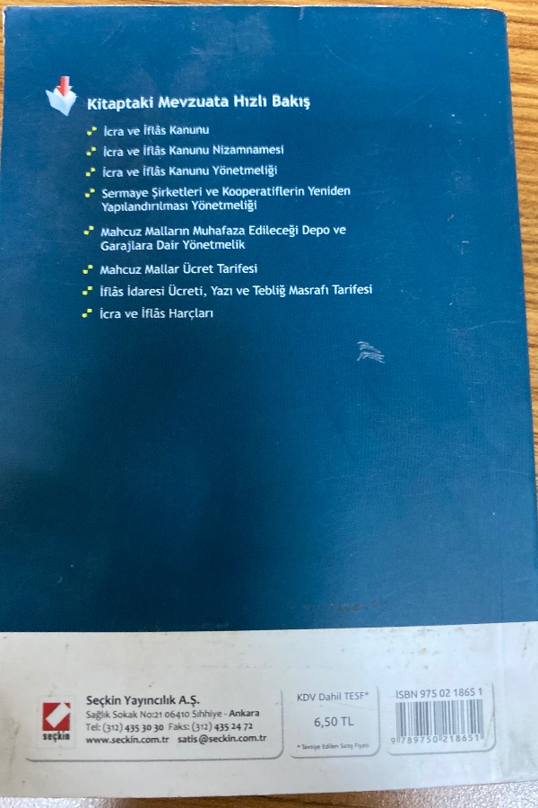 İnci ve iflas kanunu