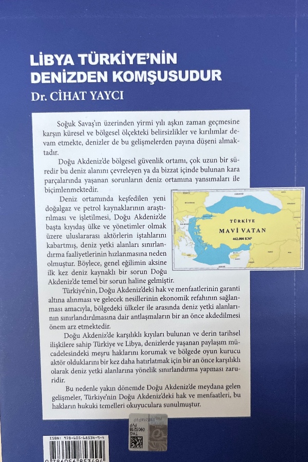 Libya Türkiye’nin Denizden Komşusudur