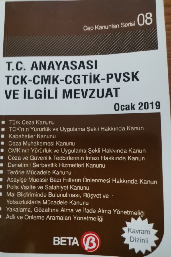 TC Anayasası ve ilgili mevzuat