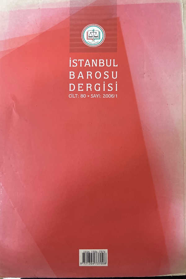 İstanbul Barosu Dergisi