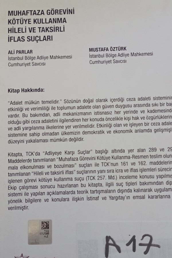 Muhafaza görevini kötüye kullanma hileli ve taksirli iflas suçları