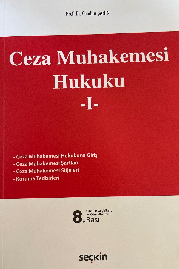 Ceza Muhakemesi Hukuku 1