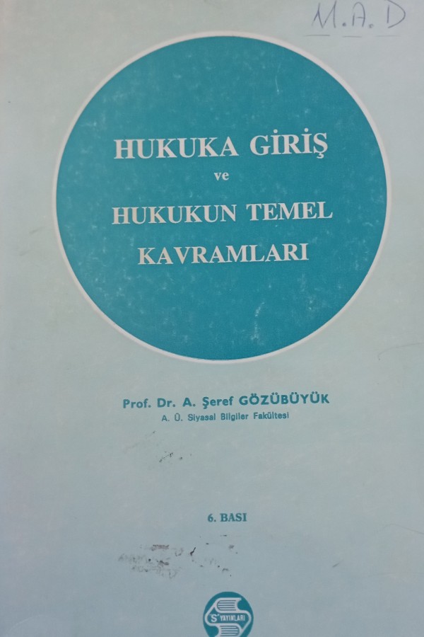 Hukuka giriş ve hukukun temel kavramları