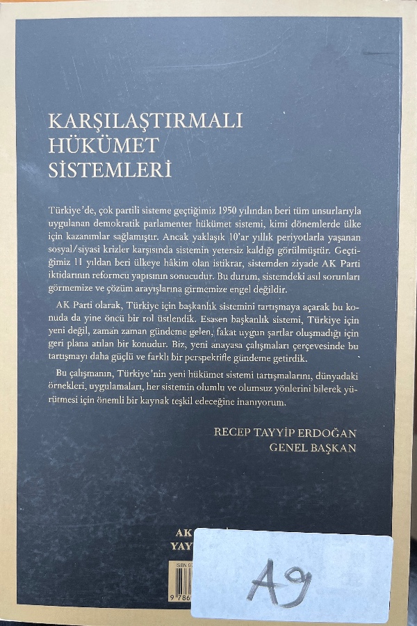 Karşılaştırmalı Hükümet Sistemleri