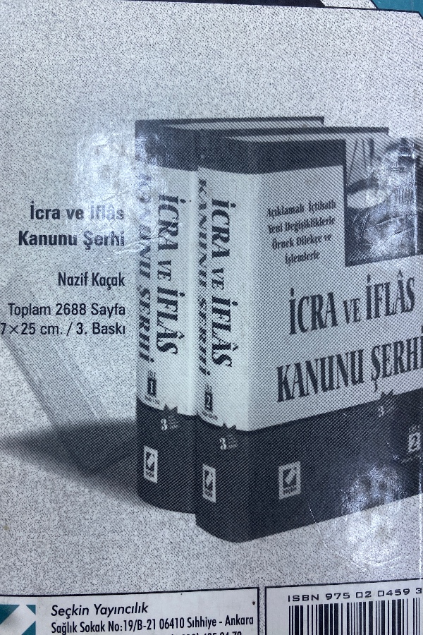 İCRA VE İFLAS KANUNU