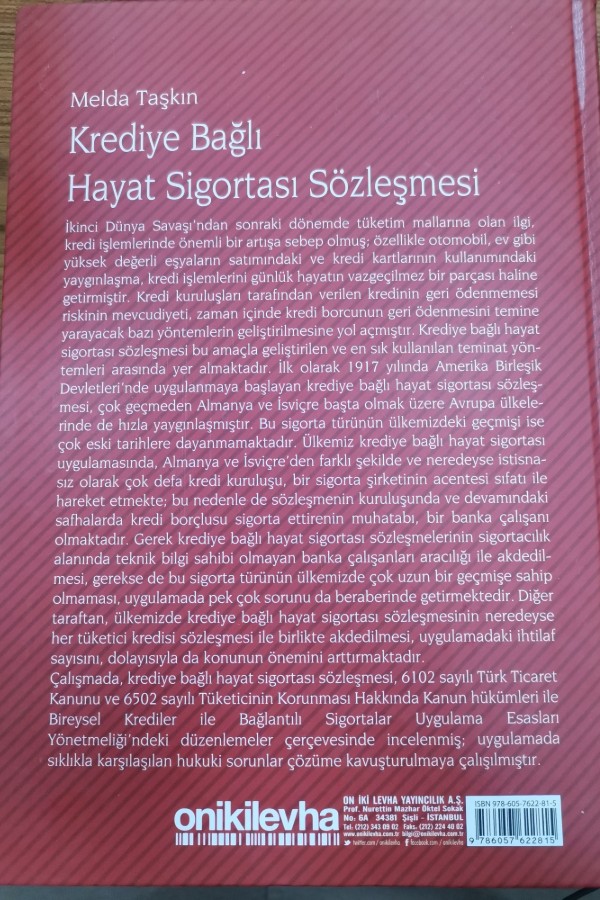 Krediye Bağlı Hayat Sigortası Sözleşmesi