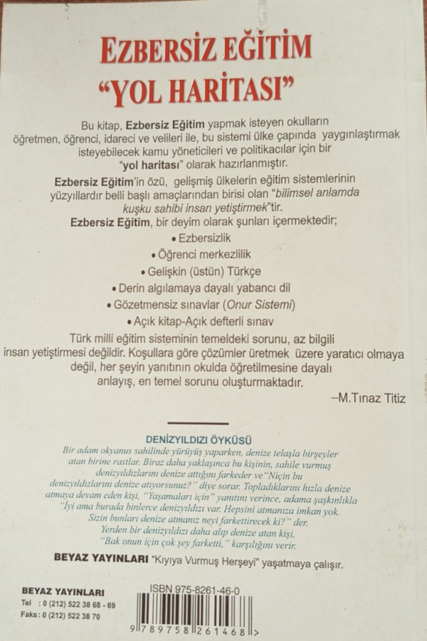 Ezbersiz eğitim yol haritası