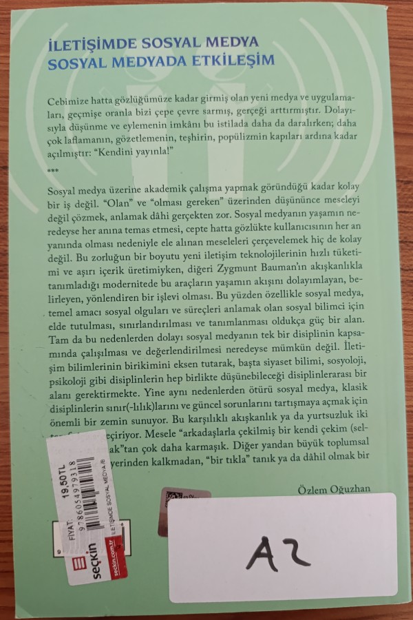 İletişimde Sosyal Medya Sosyal Medyada Etkileşim