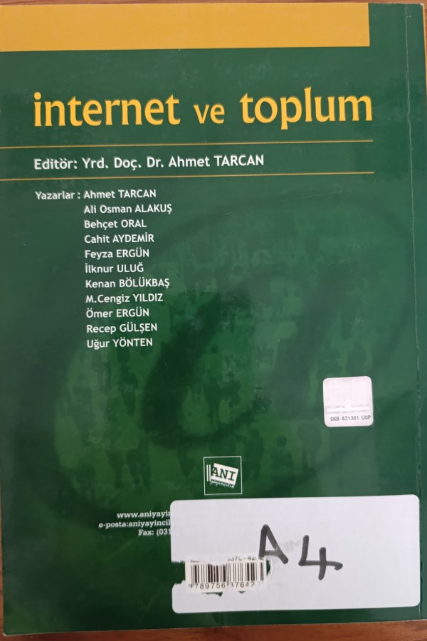 İnternet Ve Toplum