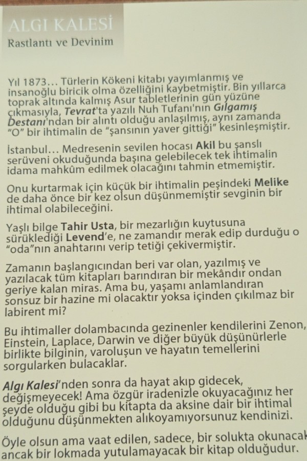 Algı kalesi rastlantı ve devinim