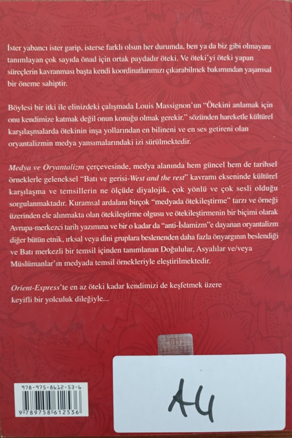 Medya Ve Oryantalizm