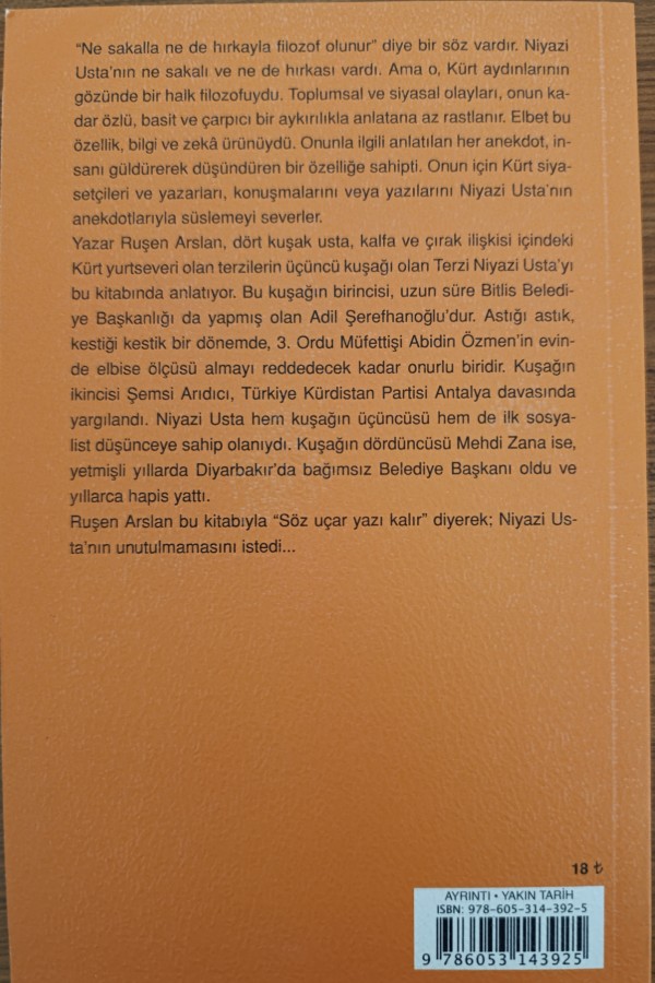 Bir Kürt Devrimcisi Niyazi Usta