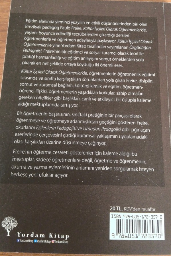 Kültür işçileri olarak ögretmenler