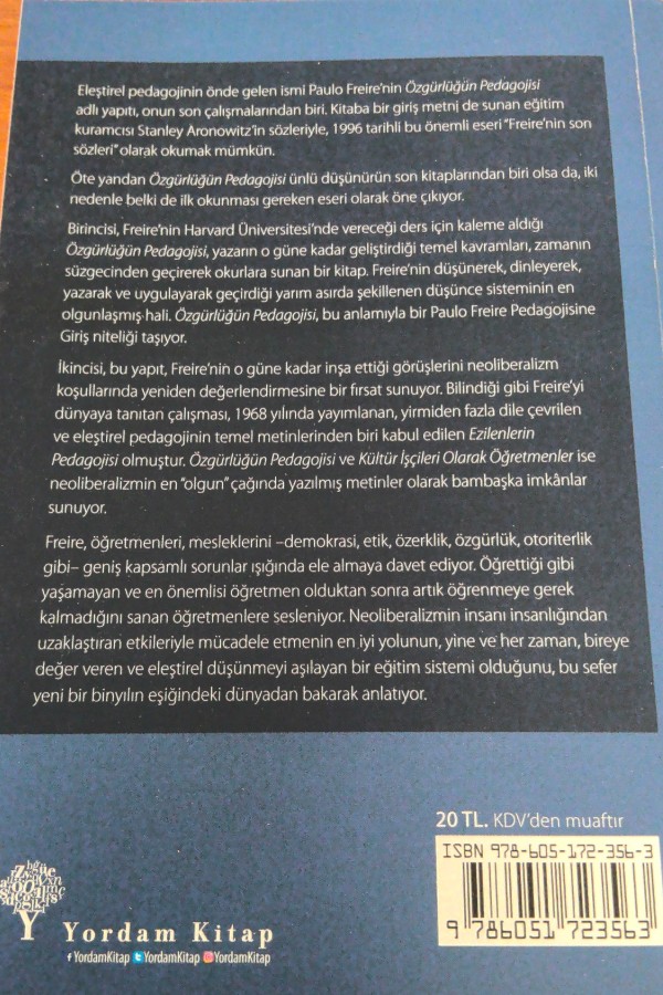 Özgürlüğün pedagojisi