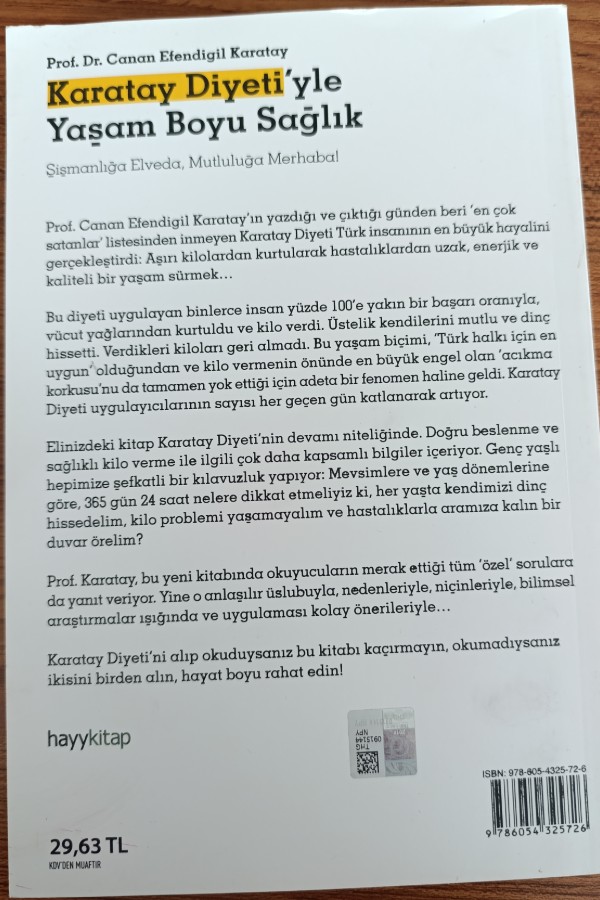 Karatay Diyeti'yle Yaşam Boyu Sağlık