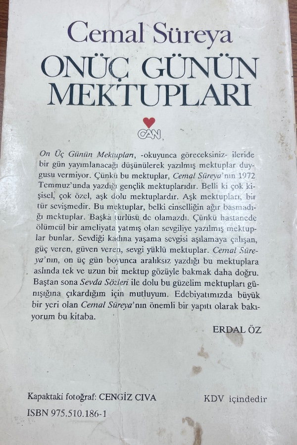 Onüç Günin Mektupları