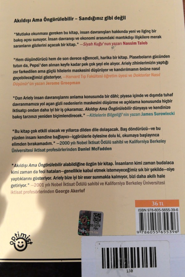 akıl dışı ama öngörülebilir