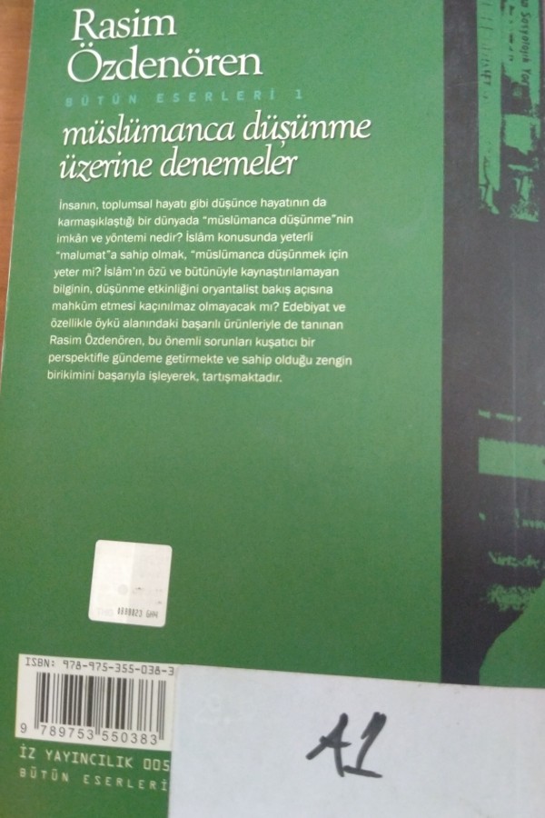 Müslümanlarca düşünme üzerine denemeler