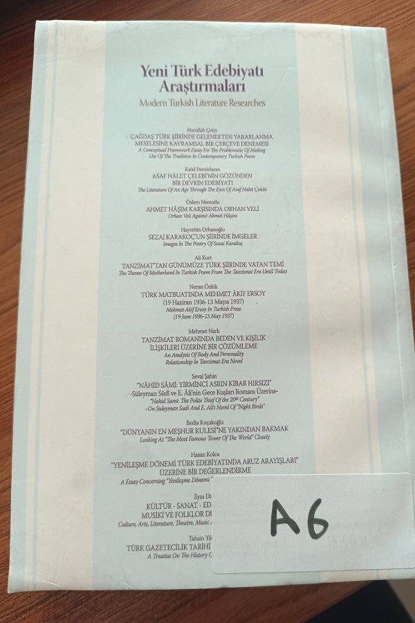 Yeni türk edebiyatı araştırmaları(1)