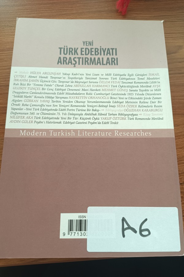 Yeni türk edebiyatı araştirmalari (7)