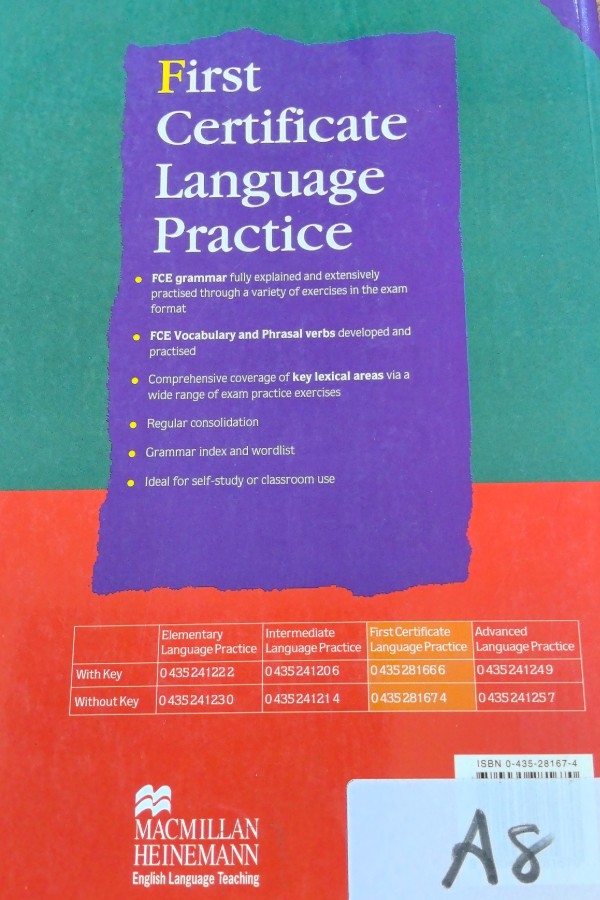 First certificate languege practice