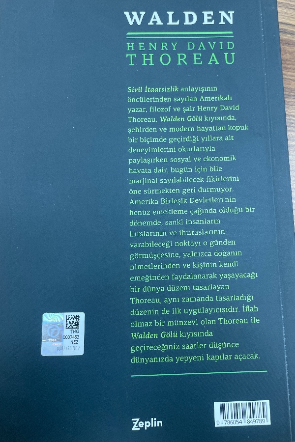 Walden Ormanda Yaşam