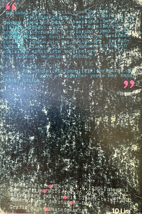 Benim devletim timur