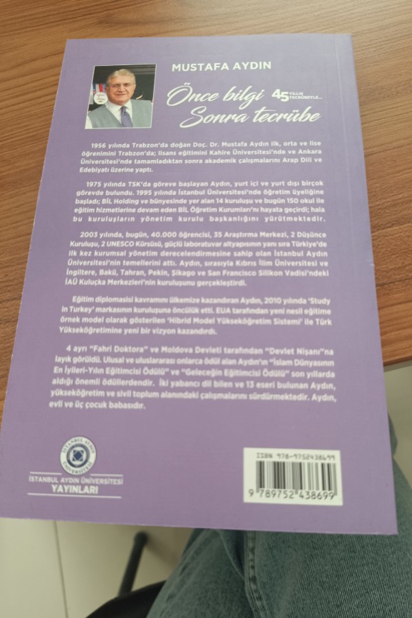 Önce bilgi 45 yıllık tecrübeyle