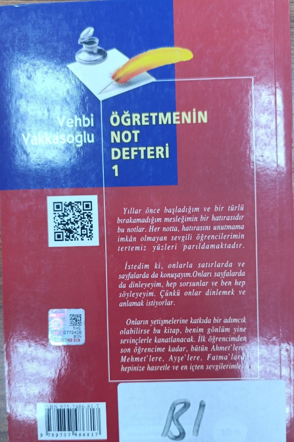 Öğretmenin Not Defteri