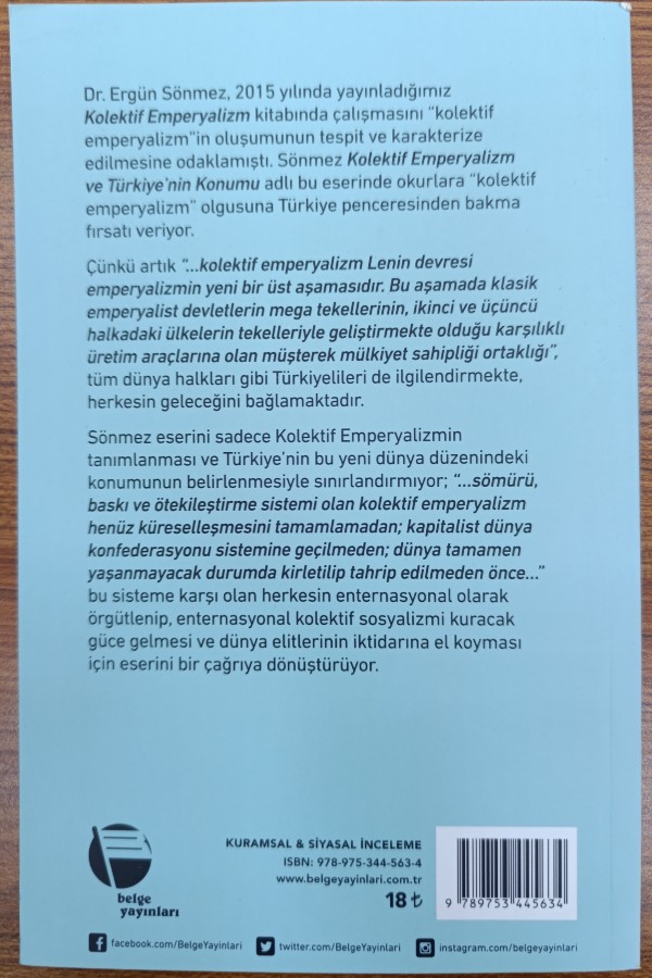 Kolektif Emperyalizm Ve Türkiye'nin Konumu