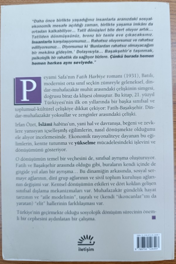 Fatih - Başakşehir Muhafazakâr Mahallede İktidar Ve Dönüşen Habitus