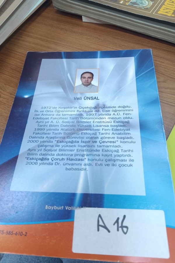 Yukarı çoruh havzasının tarihi ve arkeolojisib