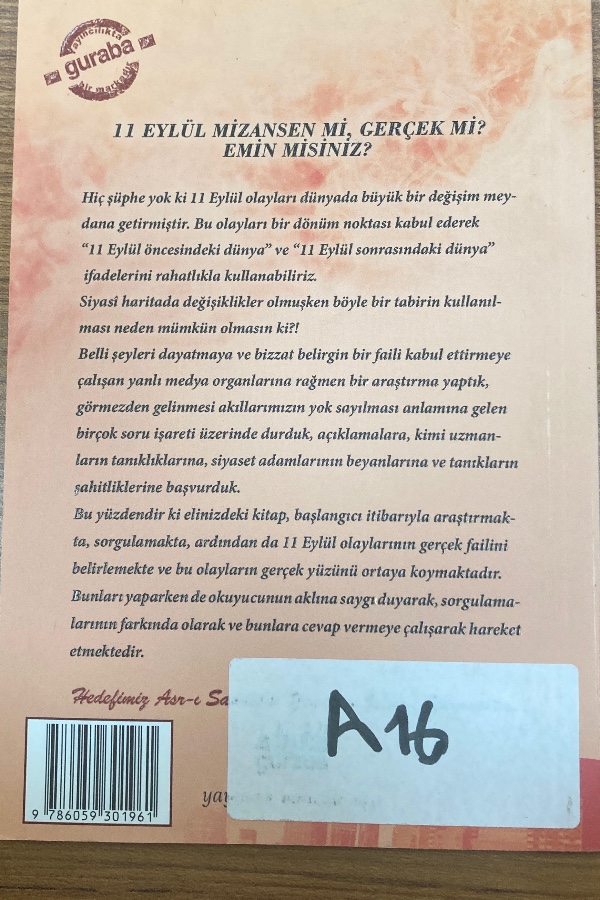 11 Eylül olaylarının gerçek faili