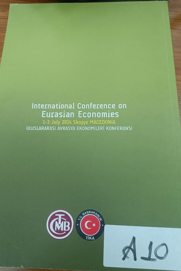 İnternational conference on eurasasian economies (Uluslararası Avrasya ekonomileri konferansı)