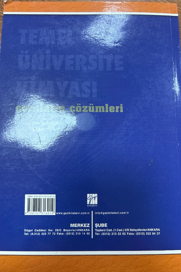8 Temel Üniversite Kimyası .baskı